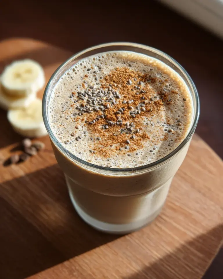 Kaffee-Banane Frühstücksshake