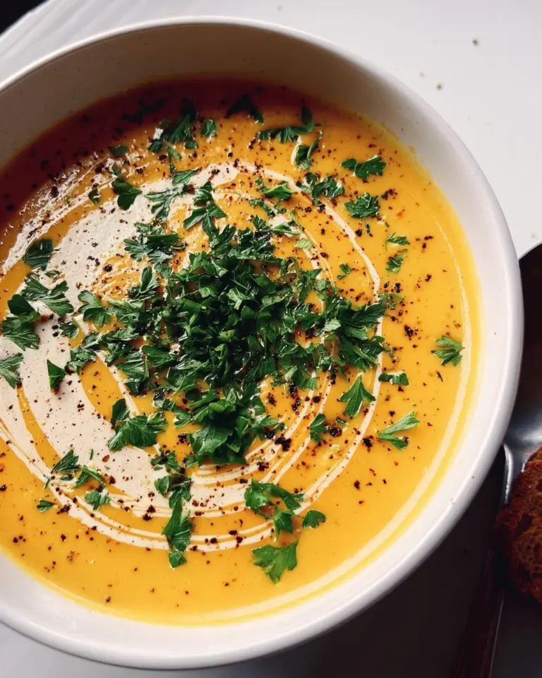 Kartoffel-Möhren-Suppe – so cremig & lecker