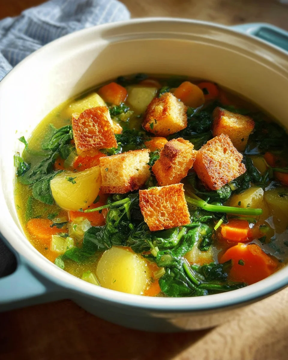 Kartoffel-Spinat-Eintopf