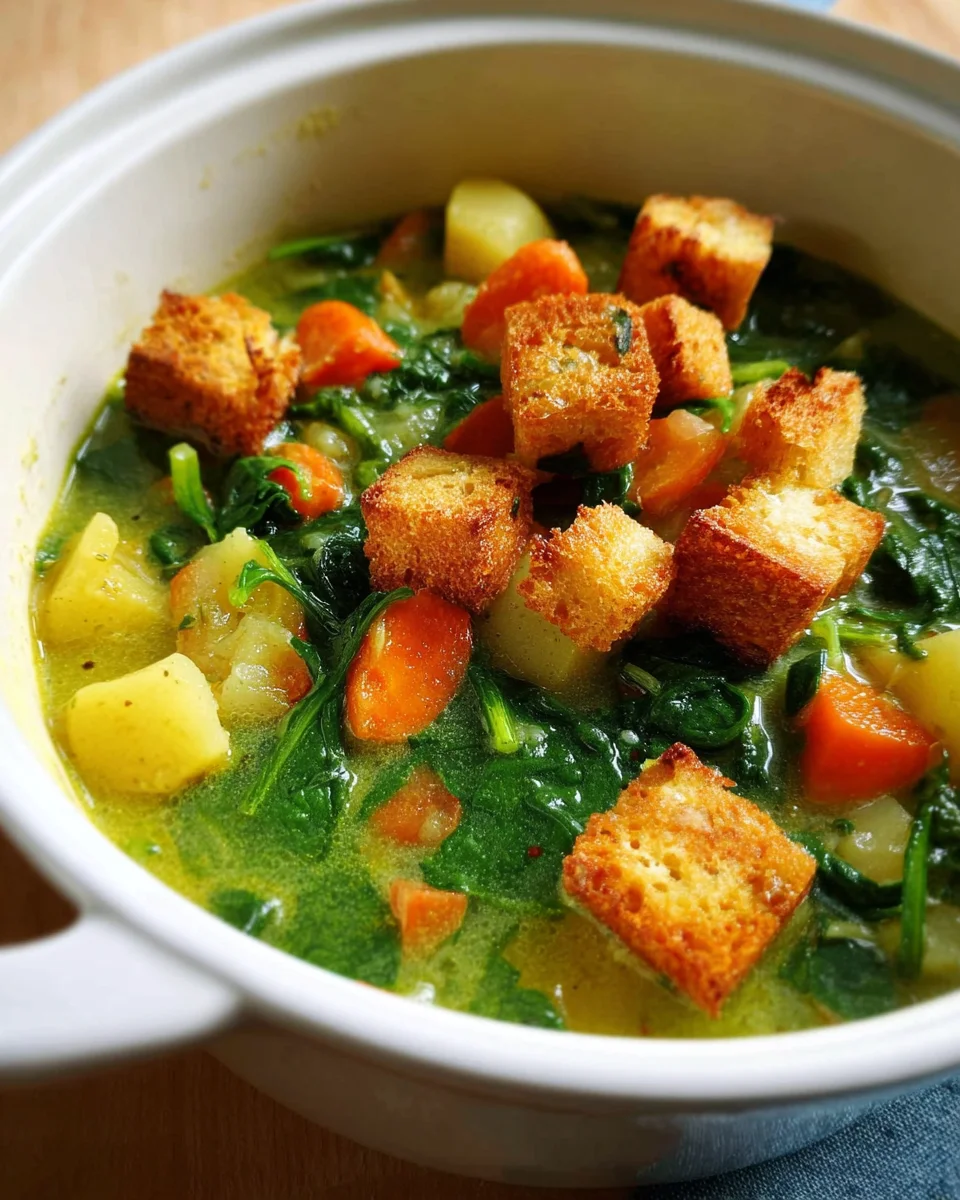 Kartoffel-Spinat-Eintopf