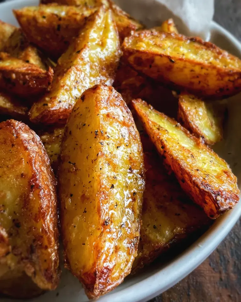 Knusprige Kartoffel Wedges (Rezept aus dem Ofen)