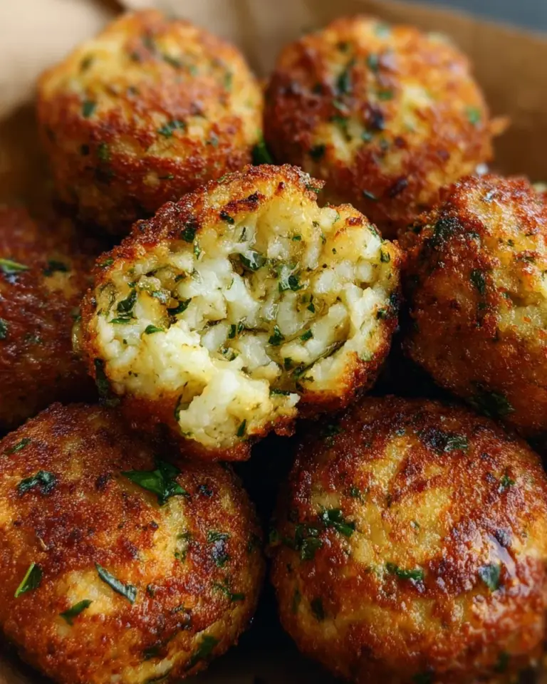 Knusprige Zucchini-Feta-Bällchen