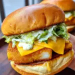 Knuspriger Burger mit Fisch