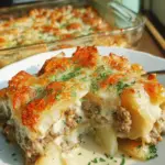 Kohlrabi-Hack-Auflauf