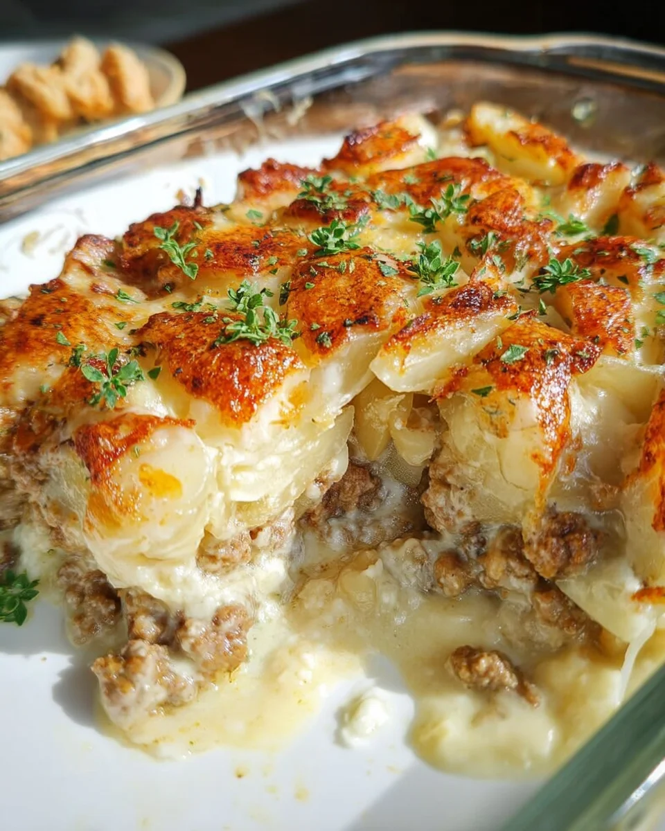 Kohlrabi-Hack-Auflauf