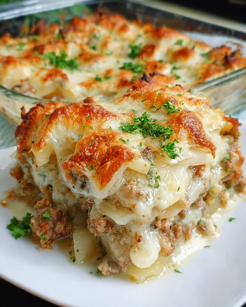 Kohlrabi-Hack-Auflauf