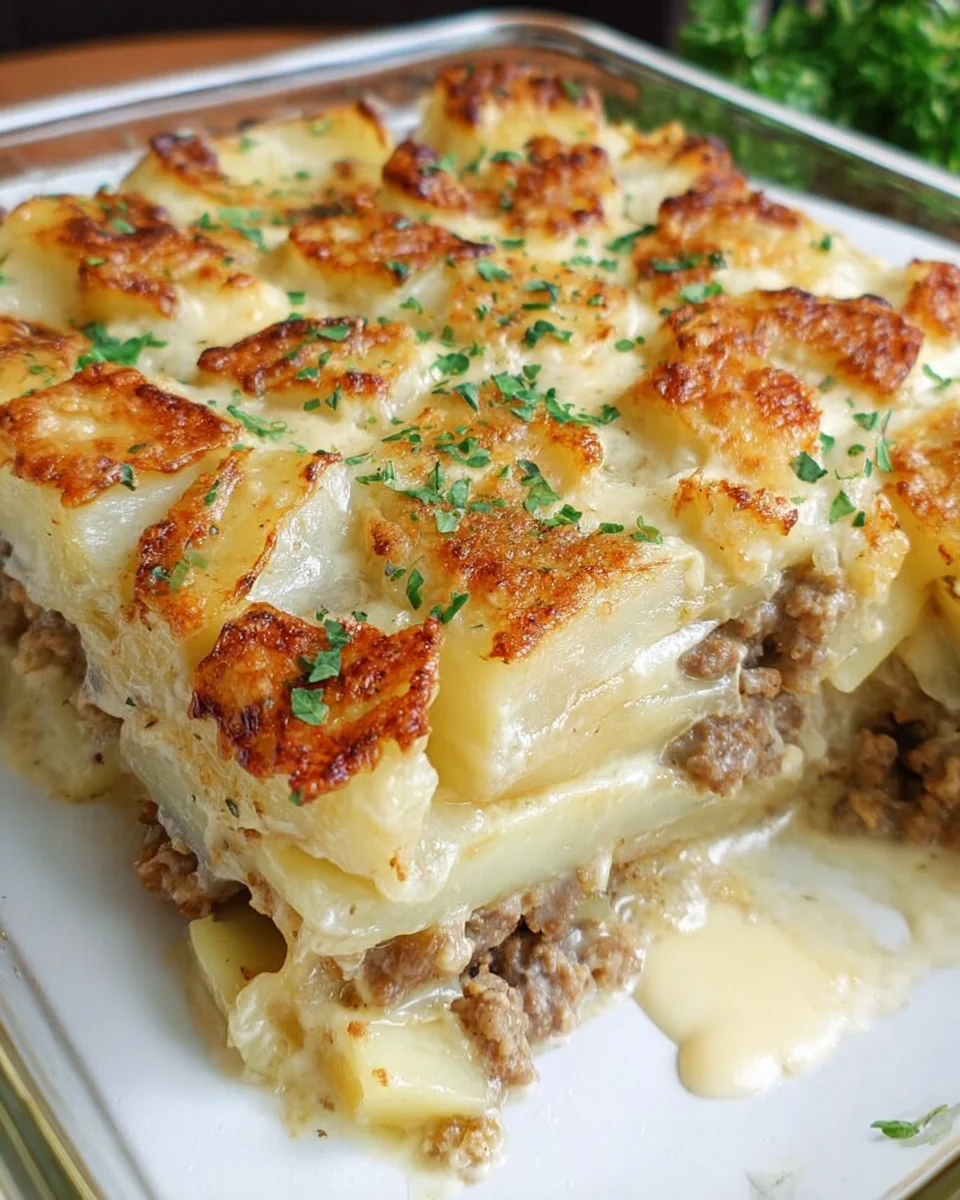 Kohlrabi-Hack-Auflauf