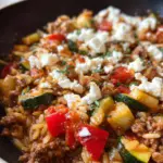 Kritharaki Hackfleisch Pfanne