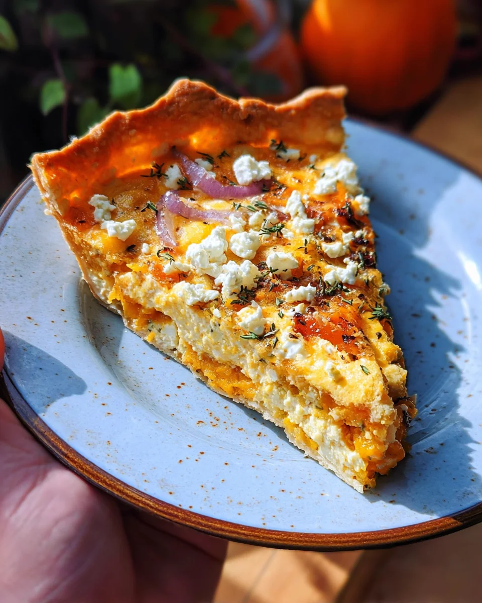 Kürbis-Quiche