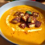 Kürbissuppe mit Halloumi: 8 Zutaten zum Glück