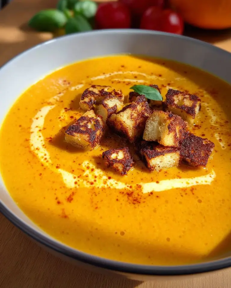 Kürbissuppe mit Halloumi: 8 Zutaten zum Glück