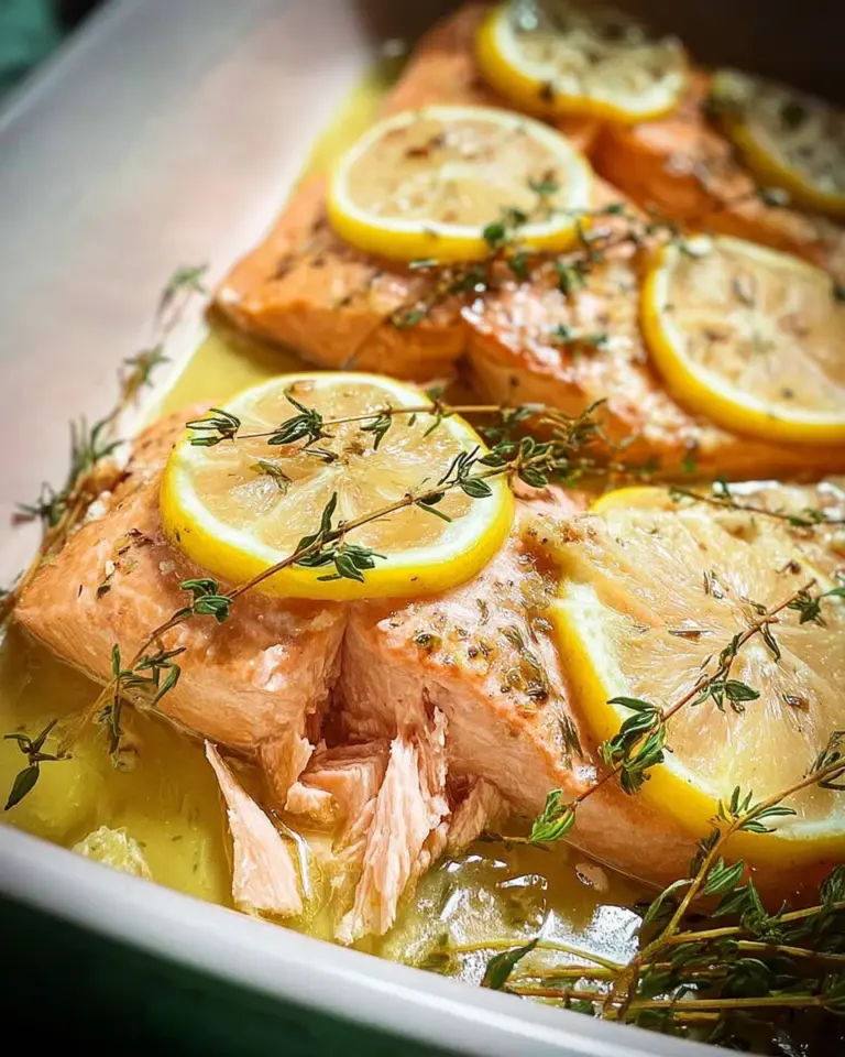 Leckerer Zitronen-Lachs aus dem Ofen