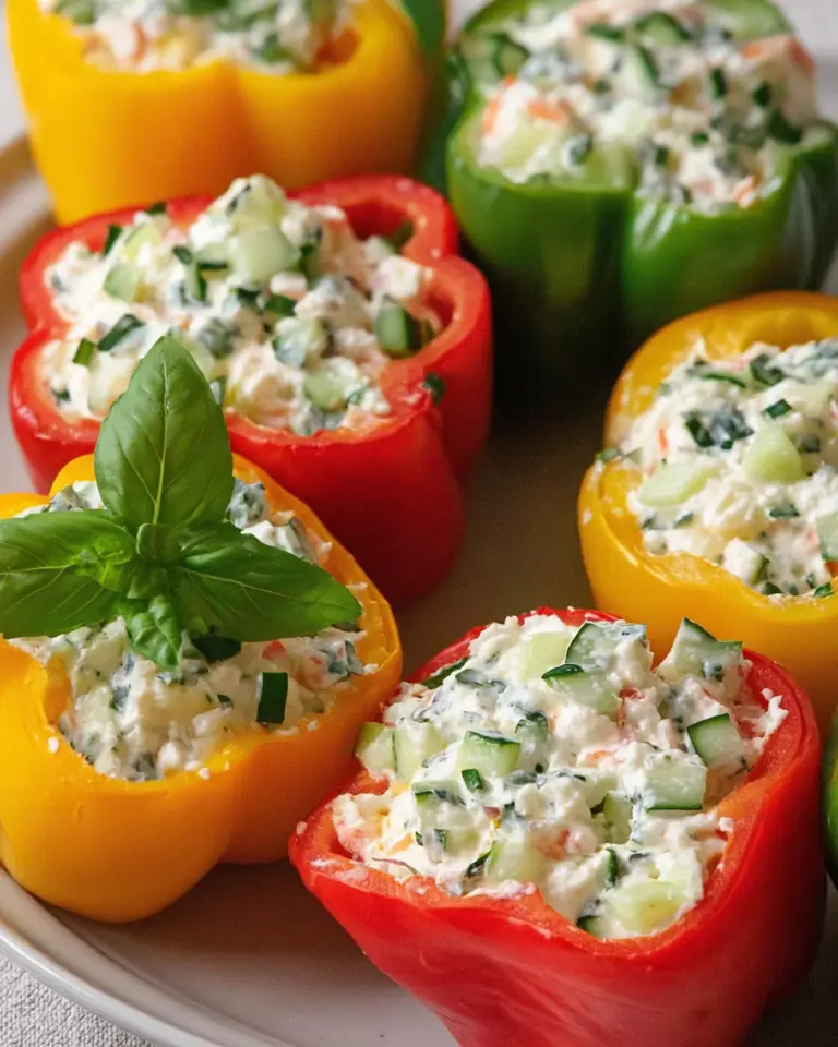 Low Carb gefüllte Paprika