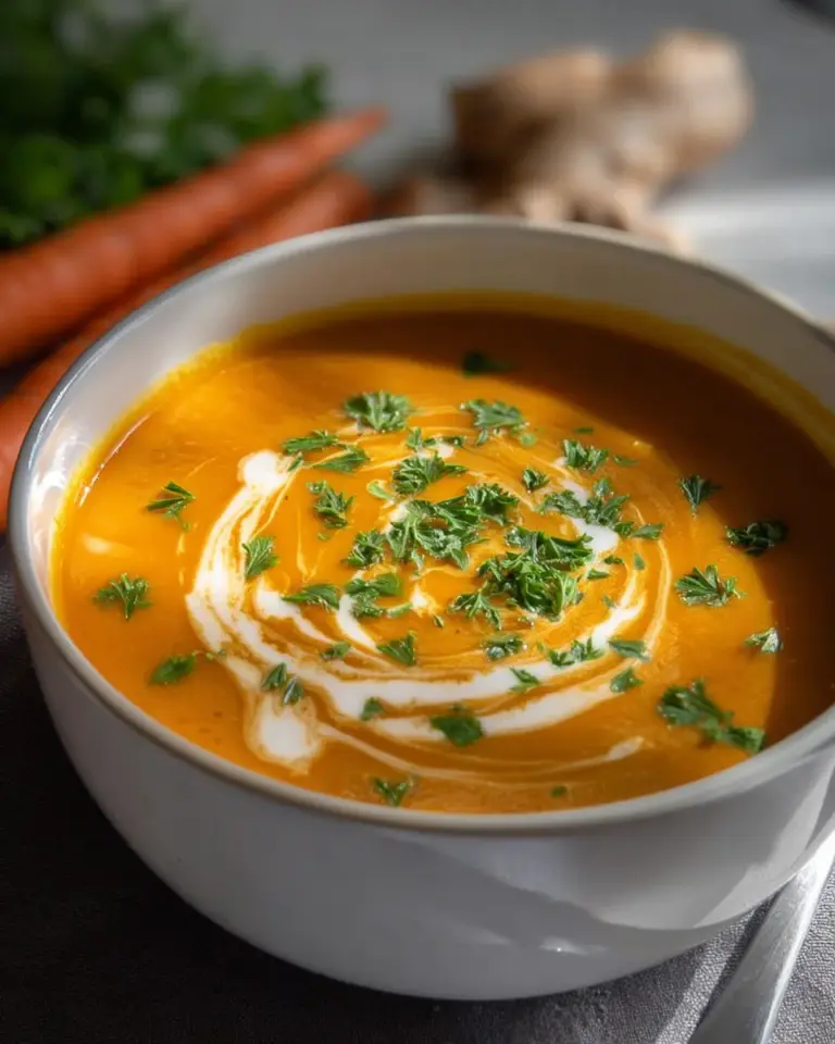 Möhrensuppe mit Ingwer und Orange