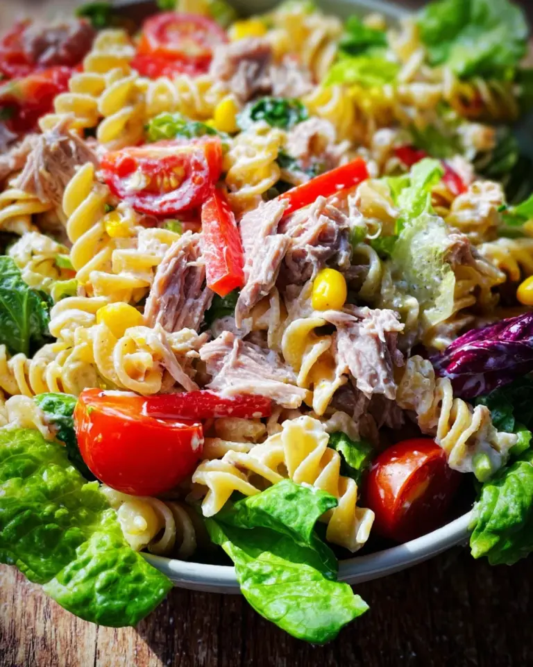 Nudelsalat mit Thunfisch – schnell und einfach