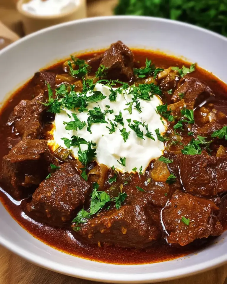 Omas Gulasch Rezept: 1 Stunde köcheln, umwerfend!