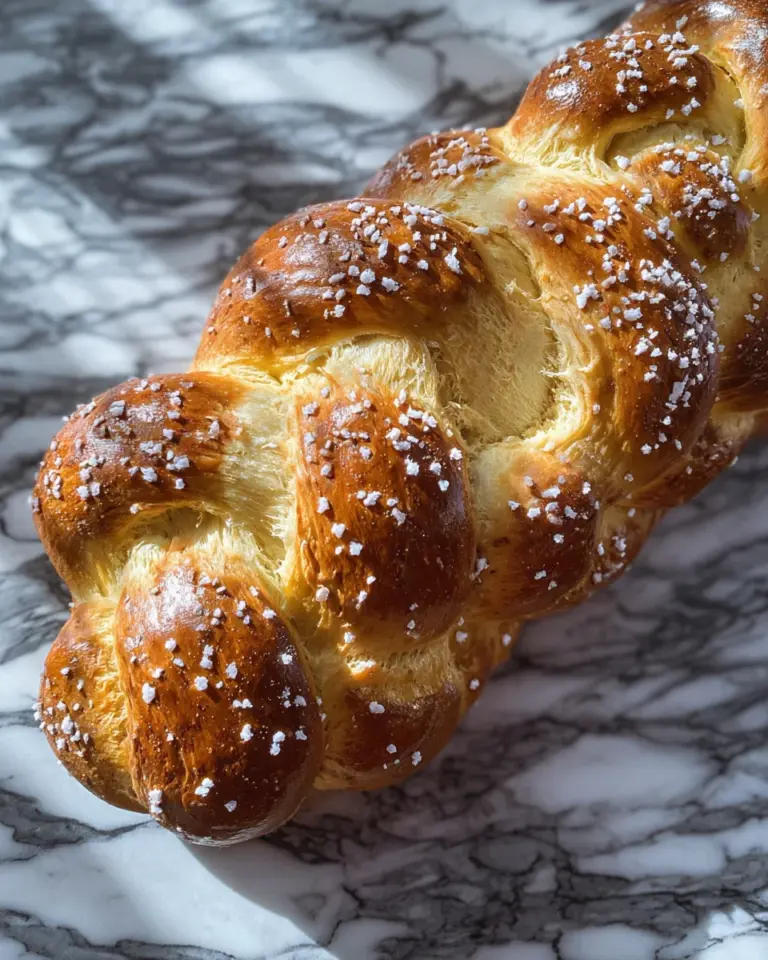 Osterzopf mit vier Strängen