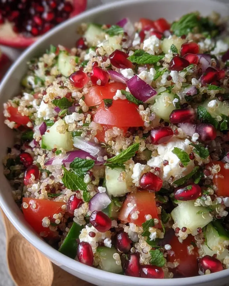 Quinoa Salat mit Feta