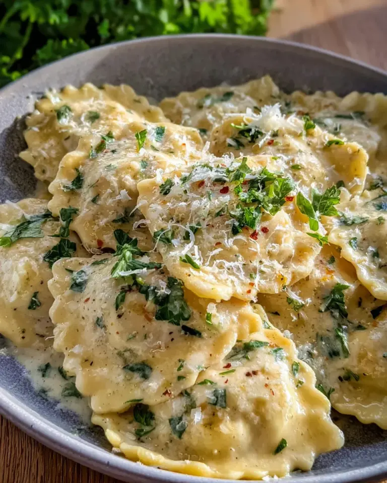 Ravioli Alfredo