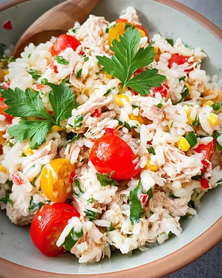 Reissalat mit Thunfisch - So lecker und gesund