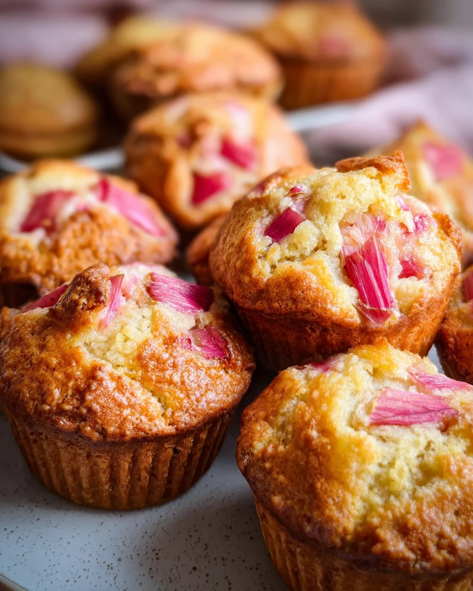 Rhabarber-Muffins