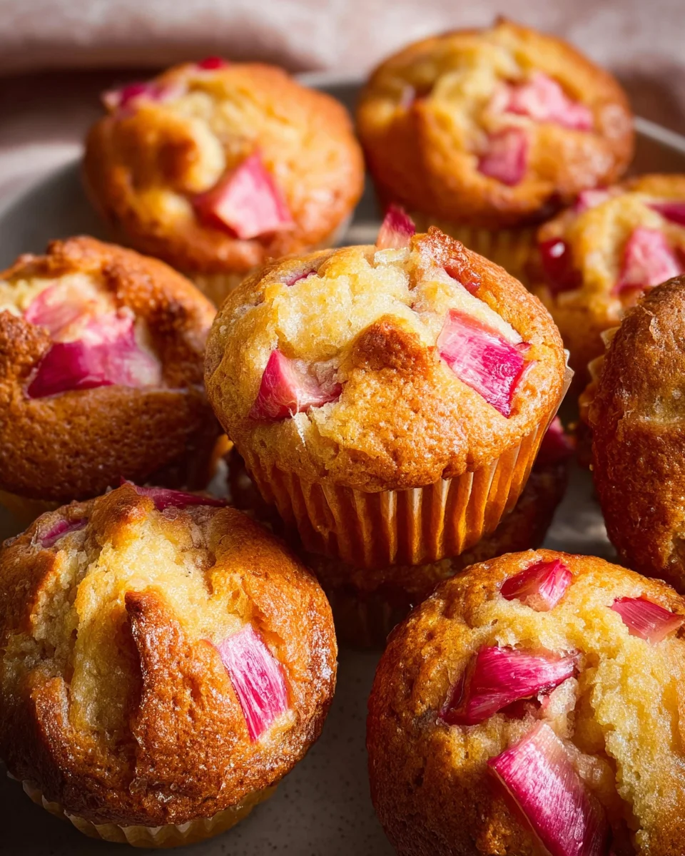 Rhabarber-Muffins