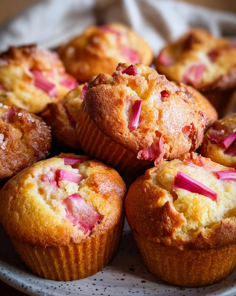 Rhabarber-Muffins