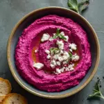 Rote Bete-Dip mit Feta