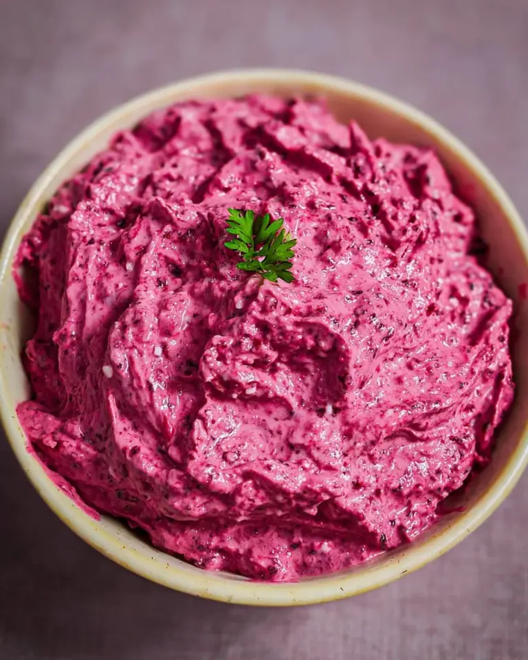 Rote Bete Dip Rezept - leckerer Aufstrich zu Brot