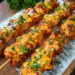 Saftige Hähnchenspieße