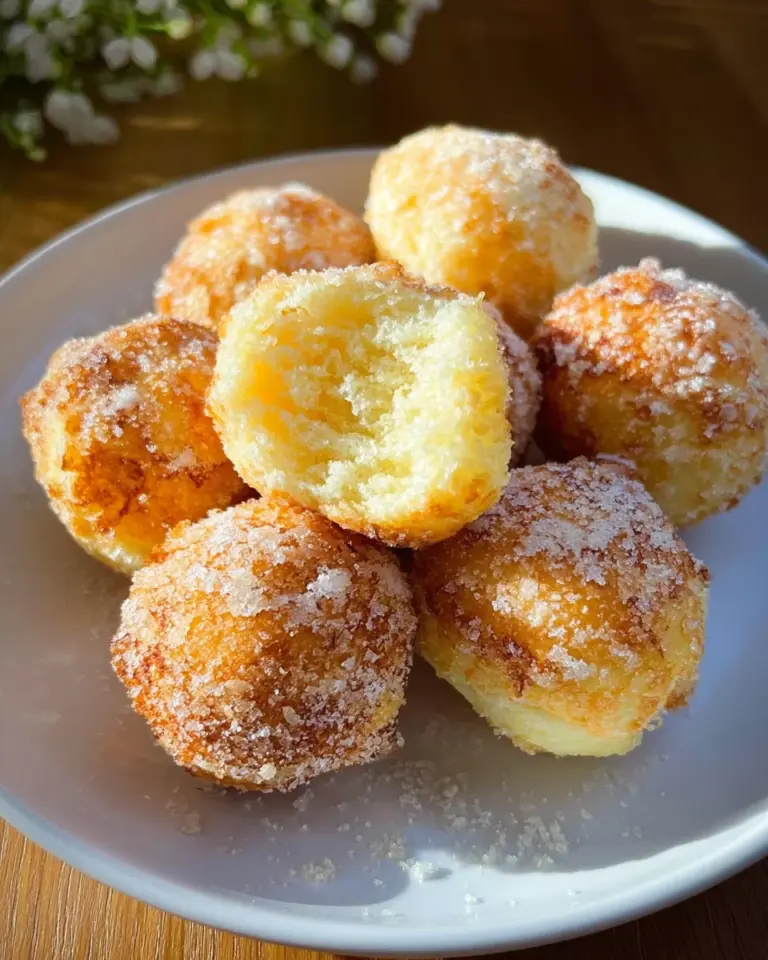 Saftige und fluffige Quarkbällchen