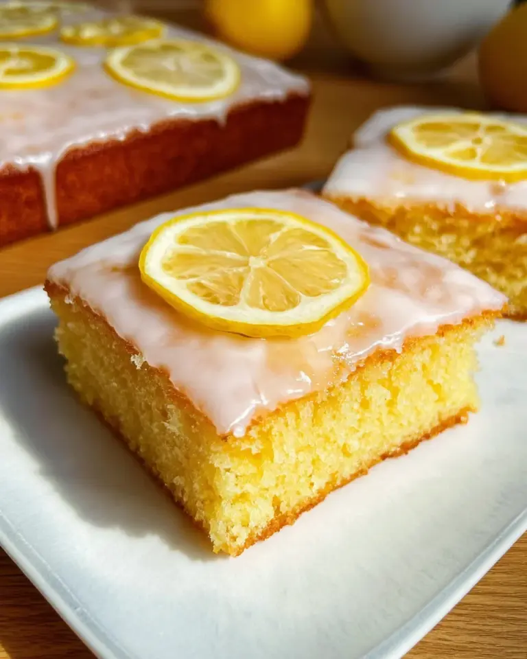 Saftiger Zitronenkuchen (schnelles Rezept)