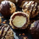 Schnelle Käsekuchen-Kugeln