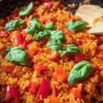 Schnelle Paprika-Reis-Pfanne