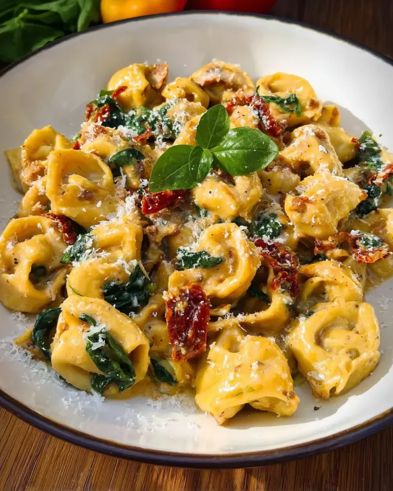 Schnelles Tortellini Rezept mit getrockneten Tomaten