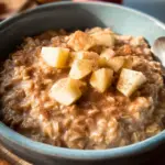 Schnelles und einfaches Apfelkuchen-Porridge