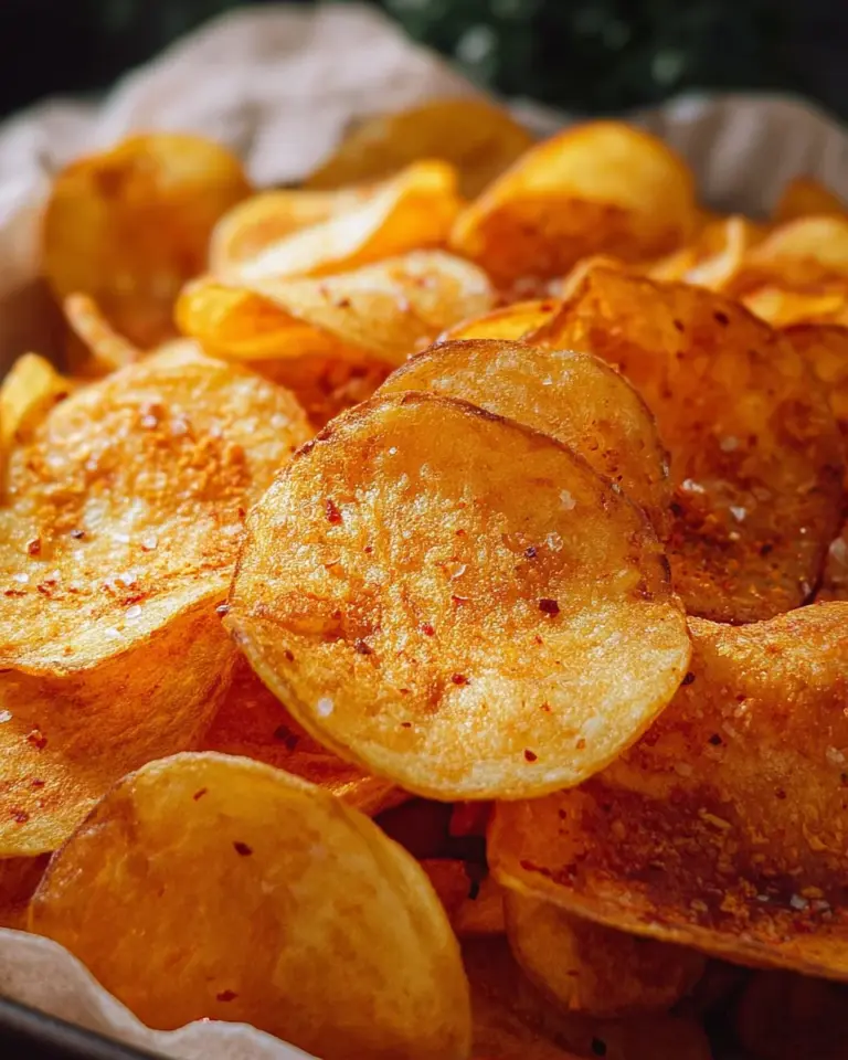 Selbstgemachte Kartoffelchips