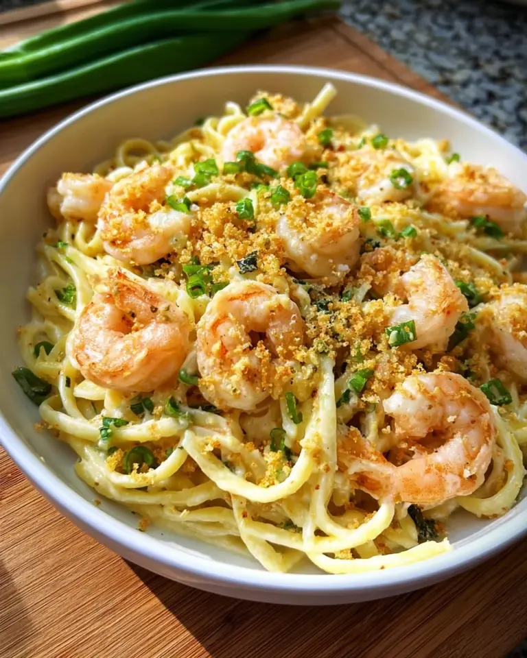 Sommerpasta mit Zitronensauce und Garnelen