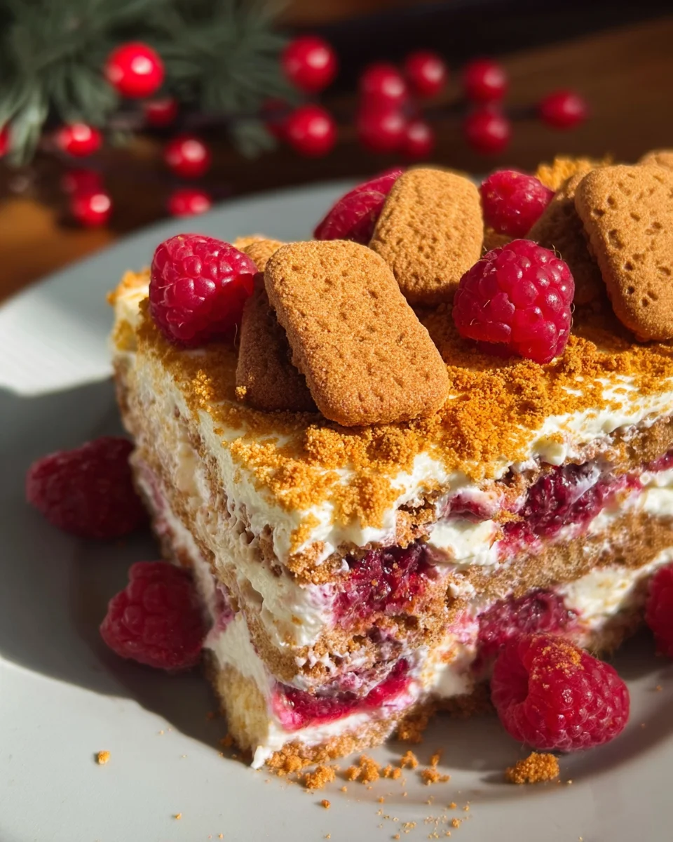 Spekulatius-Himbeer-Tiramisu