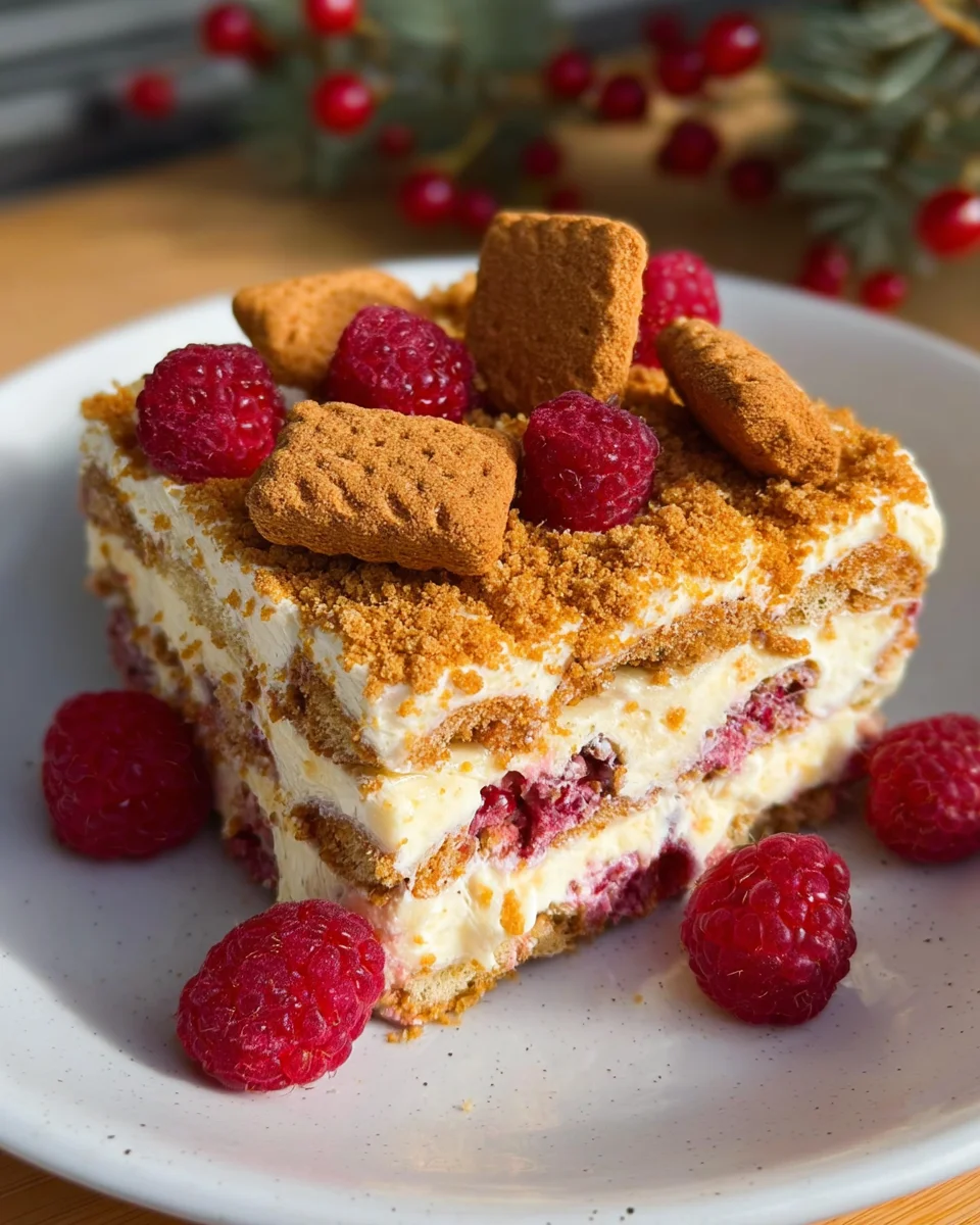 Spekulatius-Himbeer-Tiramisu