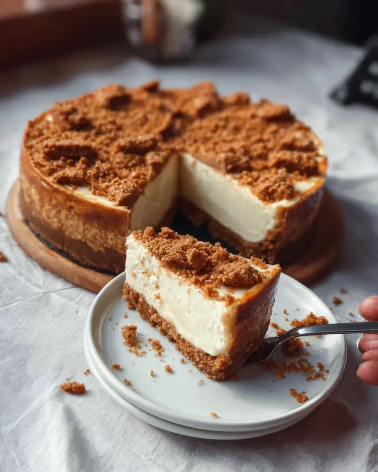 Spekulatius-Käsekuchen - einfach & cremig