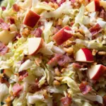 Spitzkohl-Apfel-Walnuss-Salat