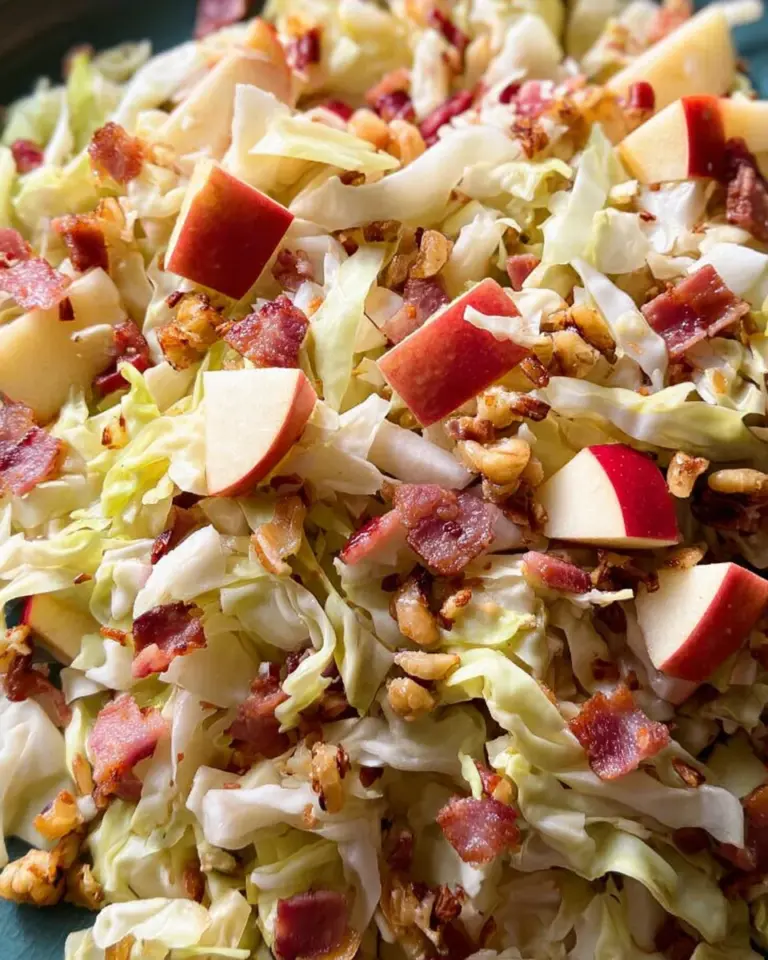 Spitzkohl-Apfel-Walnuss-Salat