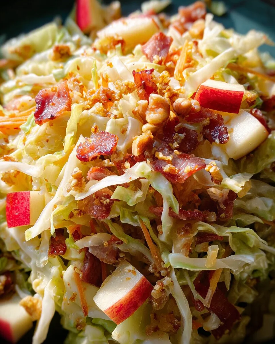 Spitzkohl-Apfel-Walnuss-Salat