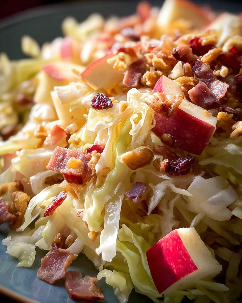 Spitzkohl-Apfel-Walnuss-Salat