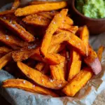 Süßkartoffel-Pommes aus der Heißluftfritteuse