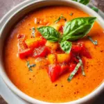 Tomaten-Paprika-Suppe aus dem Ofen