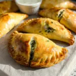 Vegetarische Empanadas mit Spinat-Feta Füllung