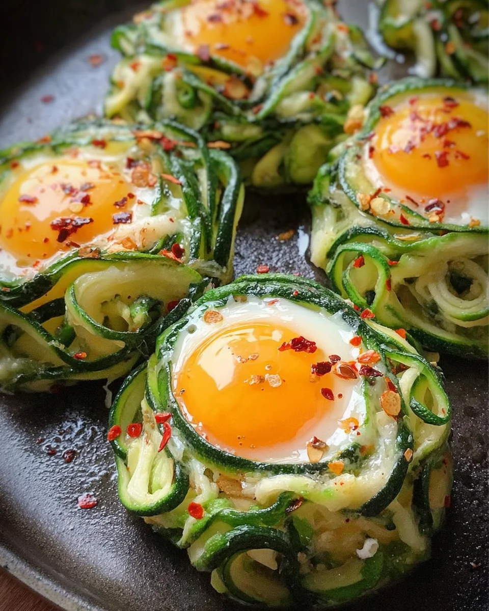 Zucchini-Ei-Nester