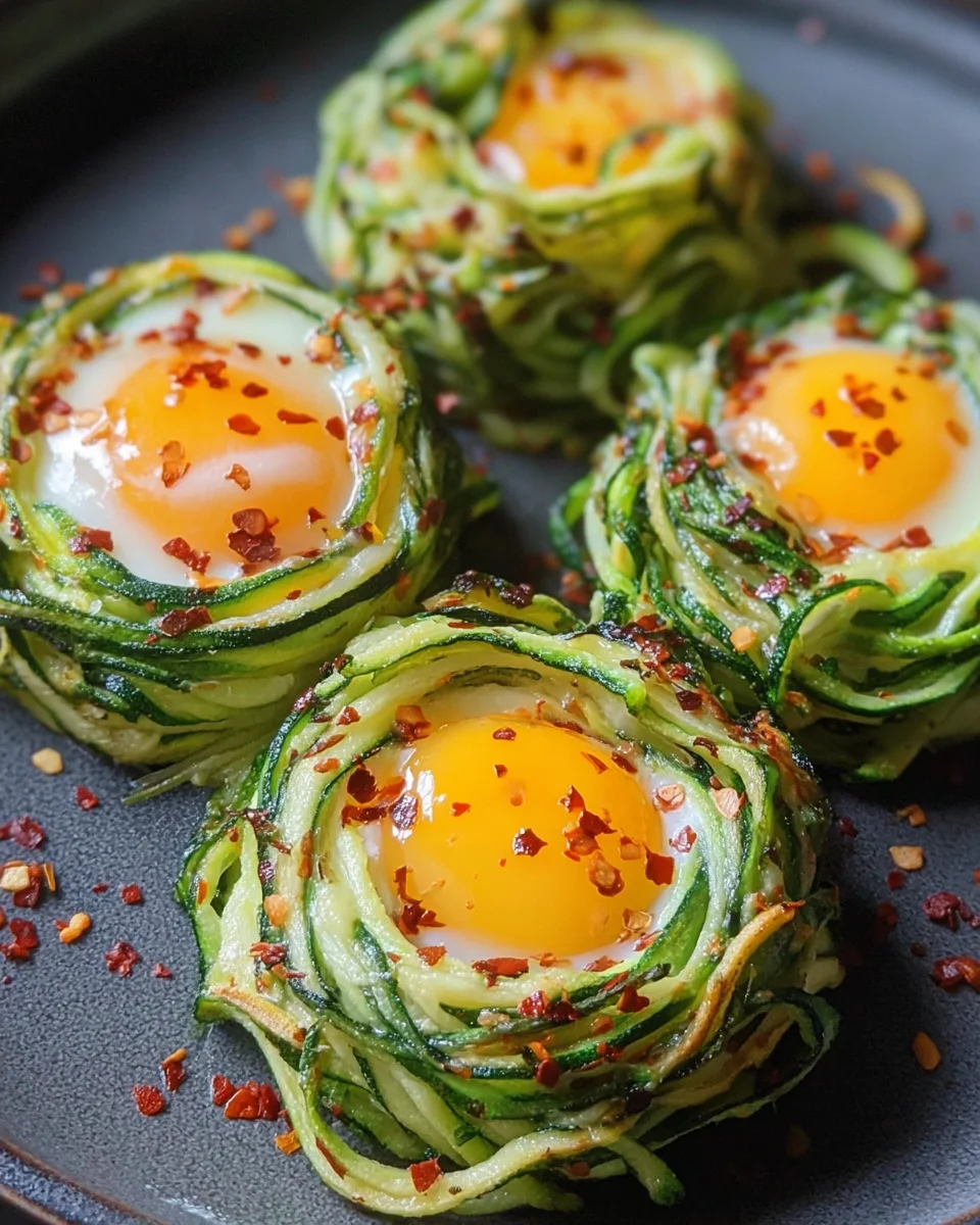 Zucchini-Ei-Nester
